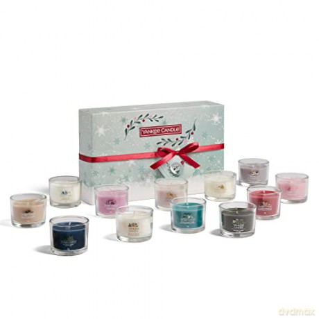 Yankee Candle Christmas set of votive candles in glass 12 x 37 g