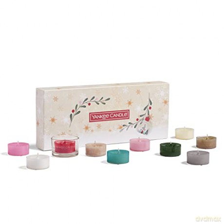 Yankee Candle Christmas tea light set with candle holder