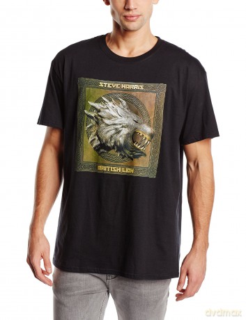Steve Harris: British Lion, Black, Men's (L) [T-SHIRT]