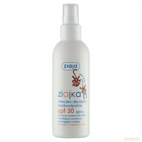 Ziaja Waterproof suntan lotion for children in spray SPF 30 170 ml