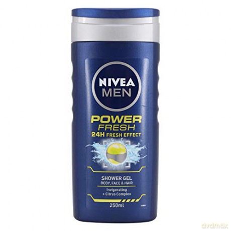 Nivea Shower gel for men 250 ml Refresh Power