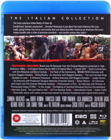 Cannibal Holocaust (Nadzy i rozszarpani) [Blu-Ray]