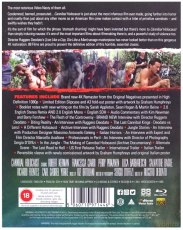Cannibal Holocaust (Nadzy i rozszarpani) [Blu-Ray]