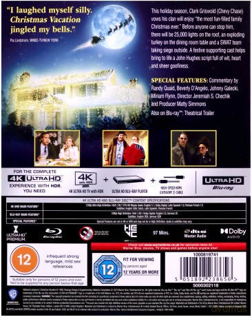 National Lampoon's Christmas Vacation (W krzywym zwierciadle: Witaj, Święty Mikołaju) [Blu-Ray 4K]+[Blu-Ray]