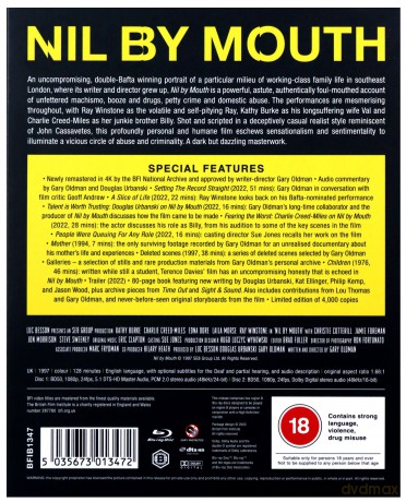 Nil By Mouth (Nic doustnie) [2xBlu-Ray]