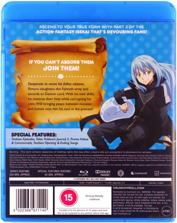 That Time I Got Reincarnated As A Slime: Season 2: Part 2 [2xBlu-Ray]