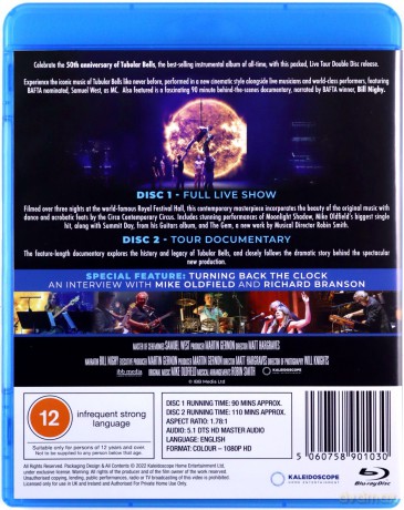 The Tubular Bells 50th Anniversary Tour [2xBlu-Ray]