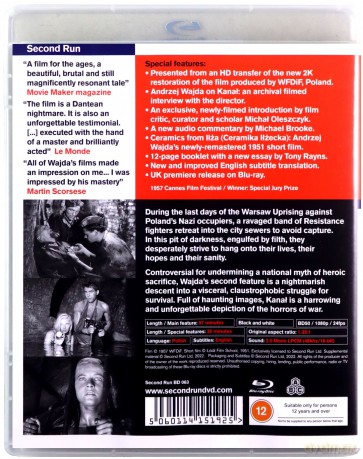 The War Trilogy - Three Films By Andrzej Wajda (Limited) (Pokolenie | Kanał | Popiół i diament) [3xBlu-Ray]