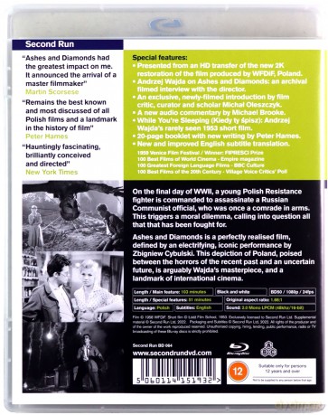 The War Trilogy - Three Films By Andrzej Wajda (Limited) (Pokolenie | Kanał | Popiół i diament) [3xBlu-Ray]