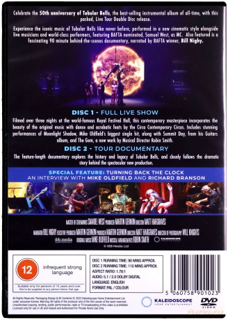 Tubular Bells: 50th Anniversary Tour [2DVD]
