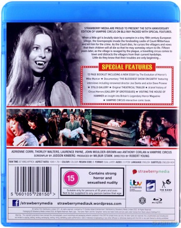 Vampire Circus (50th Anniversary) (Limited) [Blu-Ray]