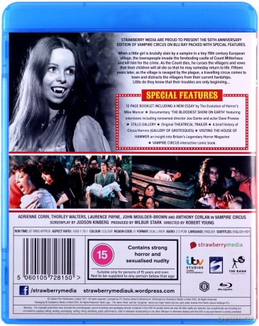 Vampire Circus (50th Anniversary) (Limited) [Blu-Ray]