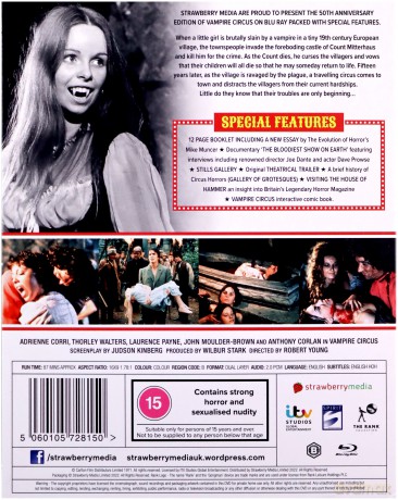 Vampire Circus (50th Anniversary) (Limited) [Blu-Ray]