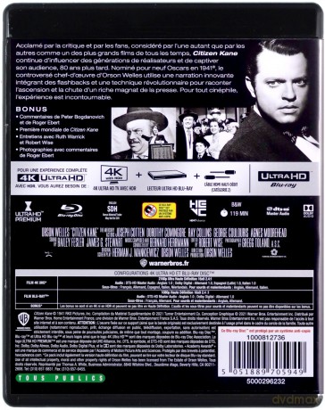 Casablanca / Citizen Kane / Singin' in the Rain / Czarnosięznik z Krainy Oz (Obywatel Kane / Deszczowa piosenka / Czarnoksiężnik z Oz) [BOX] [4xBlu-Ray 4K]+[4xBlu-Ray]