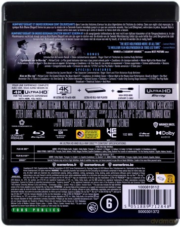 Casablanca / Citizen Kane / Singin' in the Rain / Czarnosięznik z Krainy Oz (Obywatel Kane / Deszczowa piosenka / Czarnoksiężnik z Oz) [BOX] [4xBlu-Ray 4K]+[4xBlu-Ray]