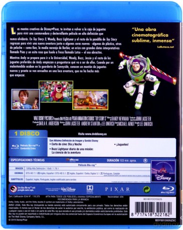 Toy Story 3 (Disney) [Blu-Ray]