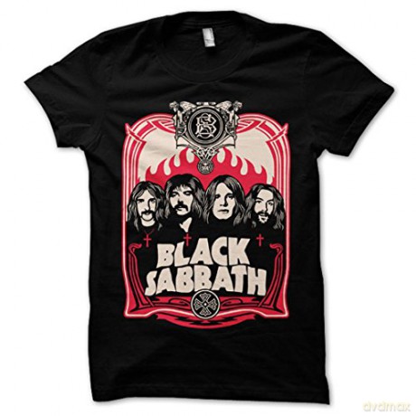 Black Sabbath: Red Flames, Black (M) [T-SHIRT]