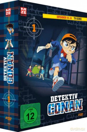 Detektiv Conan Vol.1 - Episode 1-34 (Detektyw Conan, Cz. 1) [4xBlu-Ray]