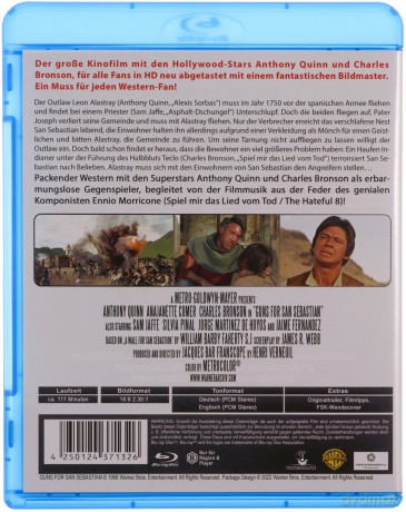 Guns for San Sebastian (Strzelby dla San Sebastian) [Blu-Ray]