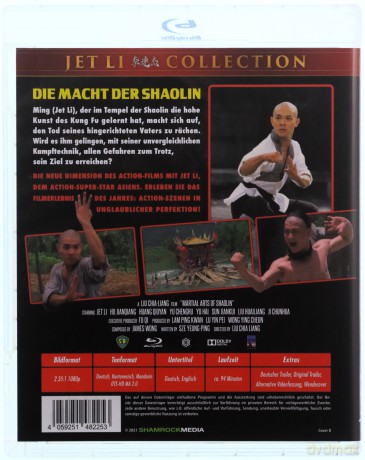 Martial Arts of Shaolin (Wojownik z Shaolin) [Blu-Ray]