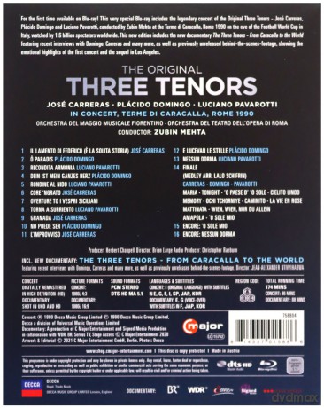 The Original Three Tenors Concert [Blu-Ray]