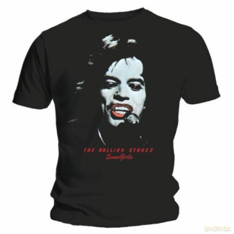 Rolling Stones: Lipstick, Black (S) [T-SHIRT]