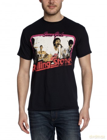 Rolling Stones: Retro Photo, Black (L) [T-SHIRT]