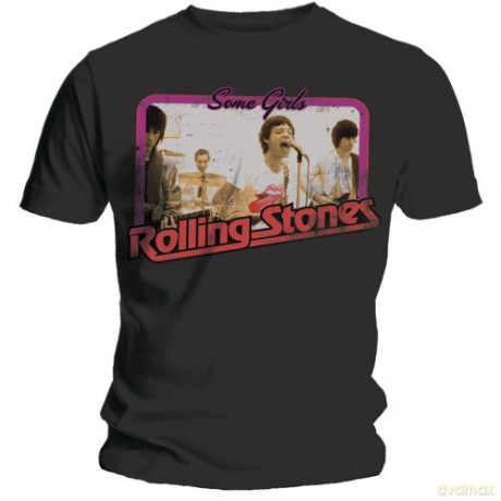 Rolling Stones: Retro Photo, Black (M) [T-SHIRT]