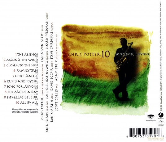 Chris Potter: Song For Anyone [CD]
