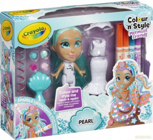 Lalka do kolorowania Pearl Colour n Style Mermaid Friends