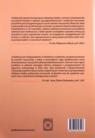 Eksperymentowanie z elementami analizy statystycznej w nauczaniu-uczeniu się biologii w szkole ponadpodstawowej - Barbara Chudzik, Maria Wójcik Anna [KSIĄŻKA]