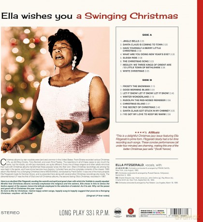 Ella Fitzgerald: Ella Wishes You A Swinging Christmas [Winyl]