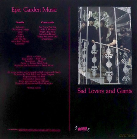 Sad Lovers And Giants: Epic Garden Music (White) [Winyl]