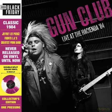 Gun Club: Live At The Hacienda 84 (Quattro Purple/White Splatter) [Winyl]