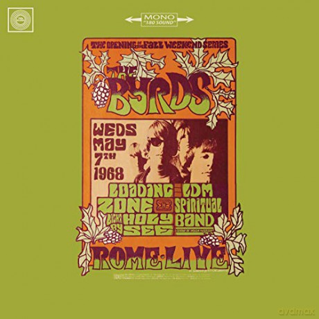 Byrds: Live In Rome 1968 [Winyl]