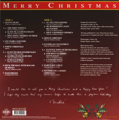 Andre Rieu: Merry Christmas (Coloured) [Winyl]