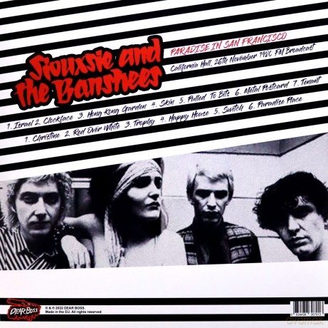 Siouxsie & The Banshees: Paradise In San Francisco: California Hall (Yellow) [Winyl]