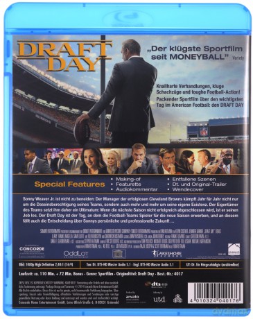Draft Day (Ostatni gwizdek) [Blu-Ray]