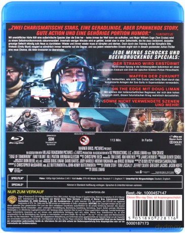 Edge of Tomorrow (Na skraju jutra) [Blu-Ray]