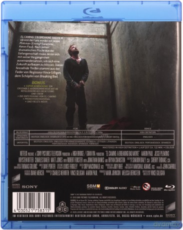 El Camino: A Breaking Bad Movie [Blu-Ray]