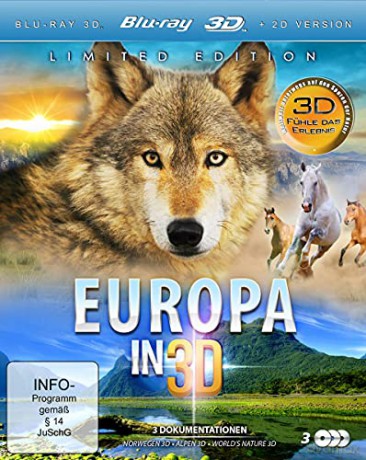 Europa in 3D (Norwegen 3D / Alpen 3D / World's Nature 3D) (Limited) [3xBlu-Ray 3D]