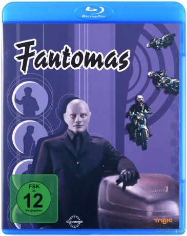 Fantomas Trilogy: Fantomas / Fantomas Unleashed / Fantomas vs. Scotland Yard (Fantomas / Fantomas powraca / Fantomas kontra Scotland Yard) [Blu-Ray]