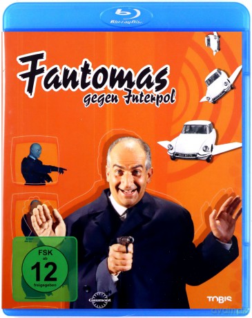 Fantomas Trilogy: Fantomas / Fantomas Unleashed / Fantomas vs. Scotland Yard (Fantomas / Fantomas powraca / Fantomas kontra Scotland Yard) [Blu-Ray]