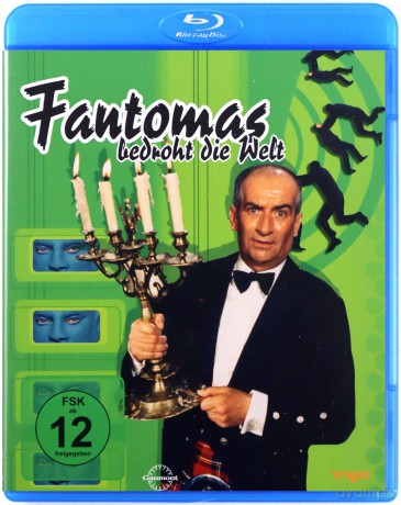Fantomas Trilogy: Fantomas / Fantomas Unleashed / Fantomas vs. Scotland Yard (Fantomas / Fantomas powraca / Fantomas kontra Scotland Yard) [Blu-Ray]