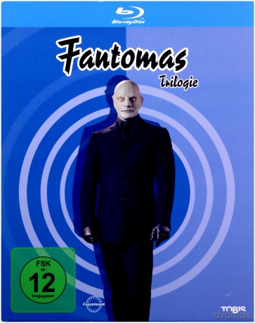Fantomas Trilogy: Fantomas / Fantomas Unleashed / Fantomas vs. Scotland Yard (Fantomas / Fantomas powraca / Fantomas kontra Scotland Yard) [Blu-Ray]