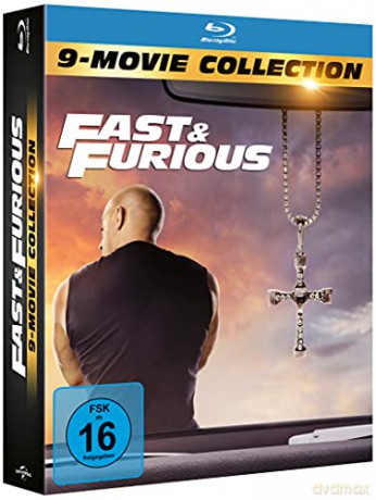Fast & Furious: 9-Movie Collection (Szybcy i wściekli 1-9) [Blu-Ray]
