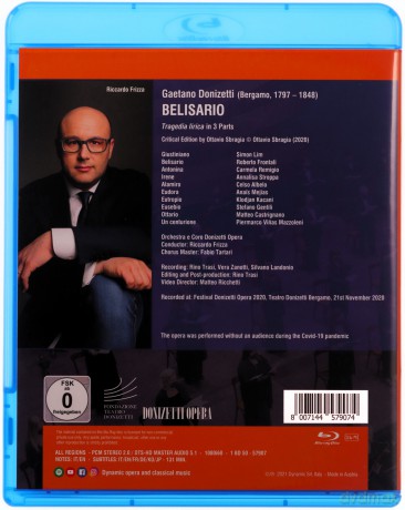 Gaetano Donizetti: Belisario [Blu-Ray]