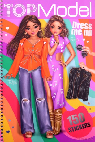 Kolorowanka Dress Me Up BIG Top Model 12135A