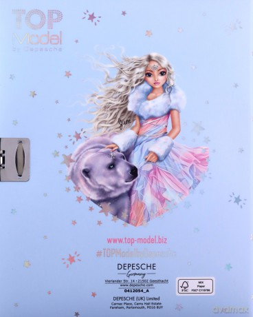 Pamiętnik na kłódkę Top Model Iceworld 12054A