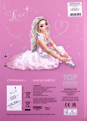 Pamiętnik na kod Top Model Balet 12124A